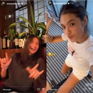 Screen grab of Raducanu's Instagram stories
